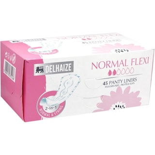 Delhaize | Absorbante zilnice Normal Flexi 45 bucati