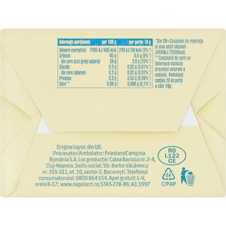 Napolact | Unt de masa B 65% grasime 200g