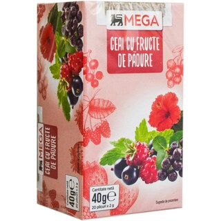 MEGA | Ceai cu fructe de padure 20x2g