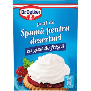 Dr. Oetker | Praf de spuma pentru deserturi cu gust de frisca 48g