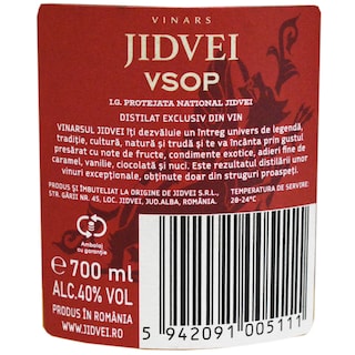 Jidvei | Vinars VSOP 0.7L