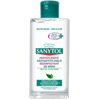 Sanytol | Dezinfectant de maini cu ceai verde 75ml