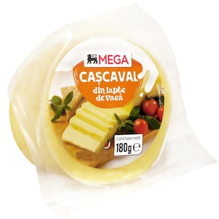 MEGA | Cascaval din lapte de vaca 180g