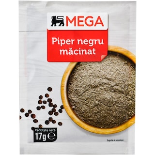 MEGA | Piper negru macinat 17g