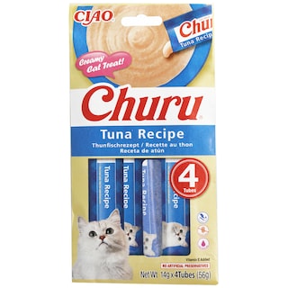 Inaba | Churu | Recompense cremoase cu ton, pentru pisici 4x14g
