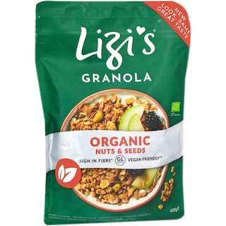 Lizi's | Granola din ovaz integral, cu nuci si seminte 400g