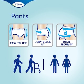 Tena | Chilot incontinenta pentru adulti unisex, M, 10 bucati