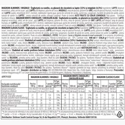 Magnum | Mini | Inghetata mini Classic Almond White Chocolate 8x55ml