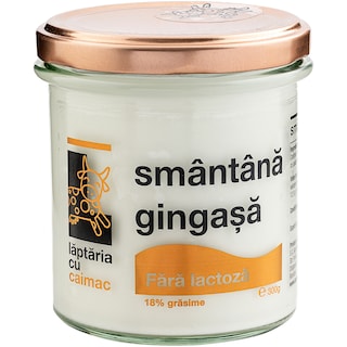 Laptaria cu caimac | Smantana gingasa 18% grasime 300g