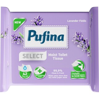 Pufina | Hartie igienica umeda levantica, 42 bucati