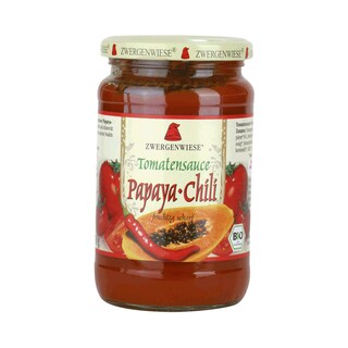 Zwergenwiese | Sos de rosii bio cu papaya si chili 350g