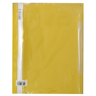 MP | Dosare A4 plastic cu sina si perforatii, 25 bucati, diverse culori