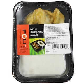 Poli | Gyoza cu legume si crema de branza 180g