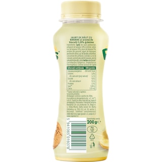 Napolact | Pofticios | Iaurt de baut cu banane si biscuiti 200g