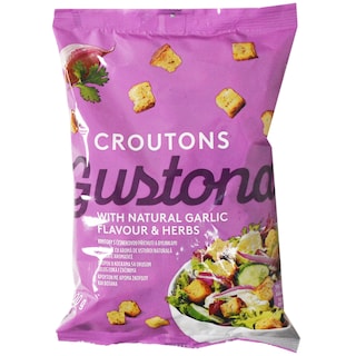 Gustona | Crutoane cu aroma de usturoi si plante aromatice 100g