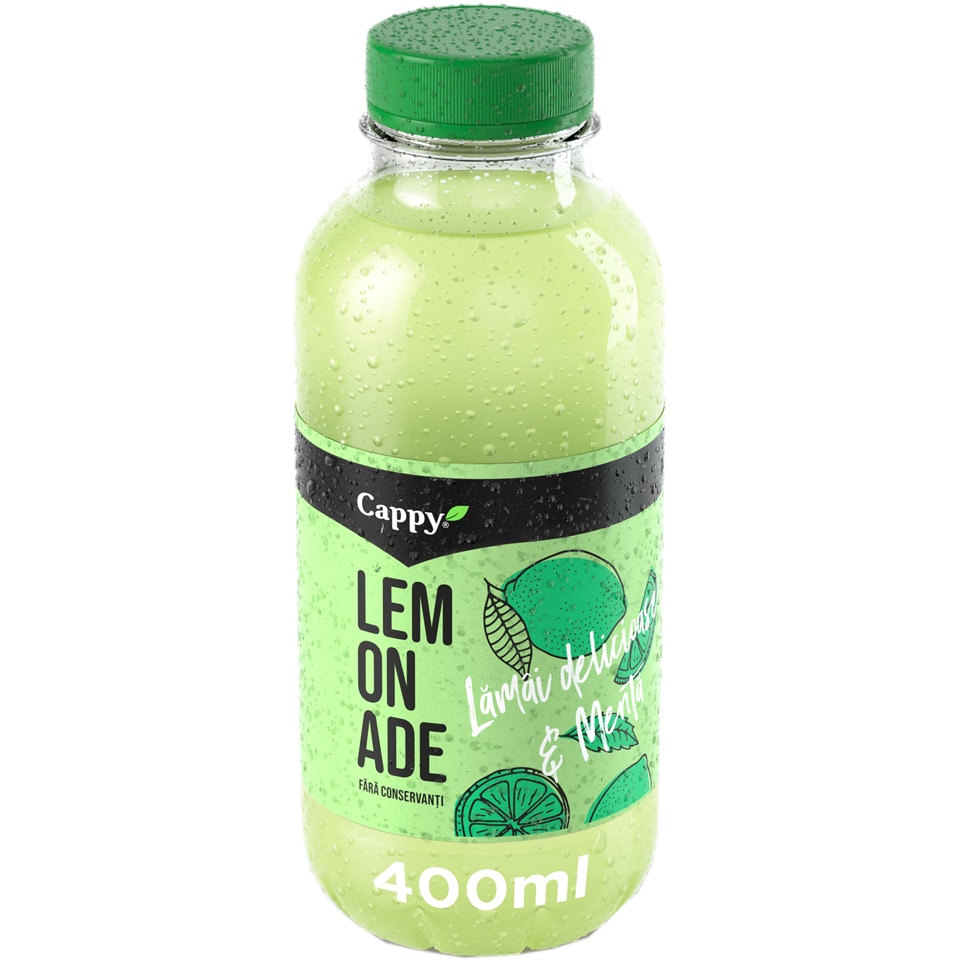 Cappy Lemonade | Limonada cu aroma de menta 400ml | Mega-image