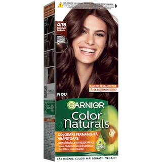 Garnier | Color Naturals | Vopsea de par permanenta 4.15 Ciocolata amaruie