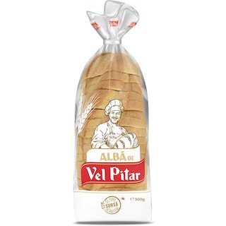 Vel Pitar | Paine Alba feliata 500g