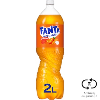 Bautura carbozagoasa zero cu suc de portocale 2L