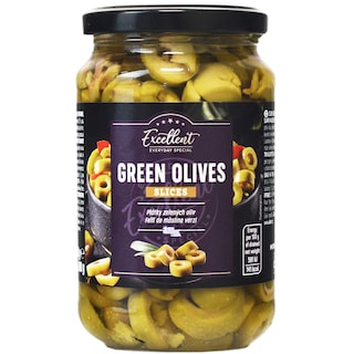 Excellent | Felii de masline verzi 190g