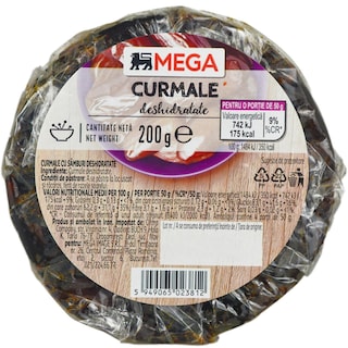 MEGA | Curmale deshidratate 200g