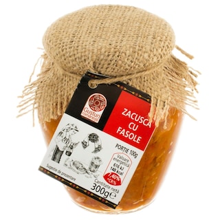 Gusturi romanesti | Zacusca cu fasole 300g