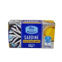 Sardine in ulei de floarea-soarelui 120g