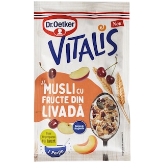 Dr. Oetker | Vitalis | Musli cu fructe din livada