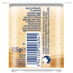 Danone Delicios | Iaurt cu biscuiti 125g