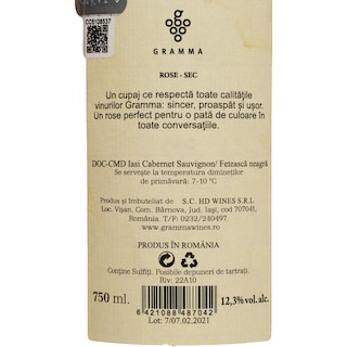 Gramma | Liric | Vin rose 0.75L