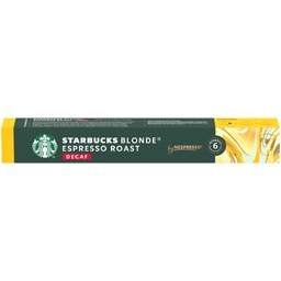 Starbucks | Cafea Blonde Espresso Roast decafeinizata, 10 capsule