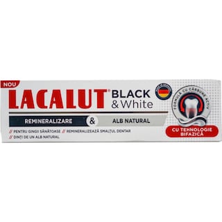 Lacalut | Pasta de dinti Black & White 75ml
