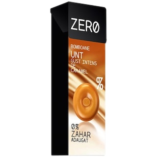 Zero | Bomboane cu gust de caramel 32g