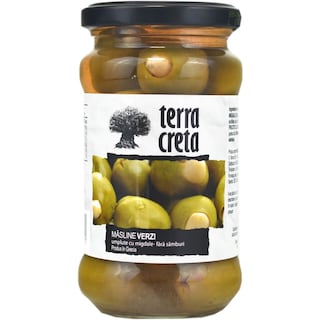 Terra Creta | Masline verzi cu migdale 160g