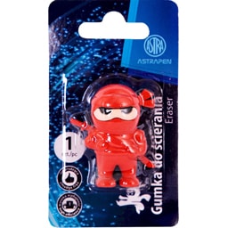 Astra | Radiera figurina Ninj, 4,5 cm, 1 bucata, diverse culori
