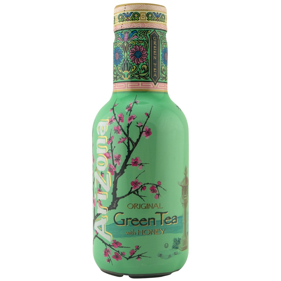 Arizona | Ice tea pe baza de ceai verde cu miere 0.5l | Mega-image