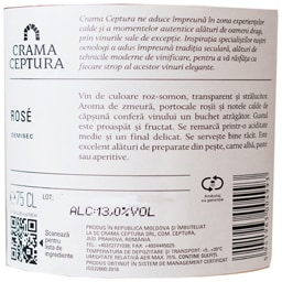 Cervus Cepturum | Vin rose demisec  0.75L