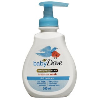 Dove | Lotiune de spalare ultra-delicata pentru par si corp, pentru bebelusi 200ml