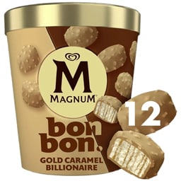 Magnum | Bon bon | Inghetata Gold Caramel Billionaire 204ml