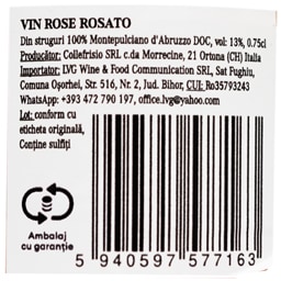 Collefrisio | Filare | Vin roze Rosato 0.75L