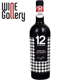 12 E MEZZO | Vin rosu Primitivo del Salento 0.75L