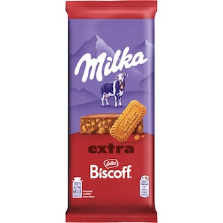 Milka | Ciocolata cu lapte Extra Lotus Biscoff 190g
