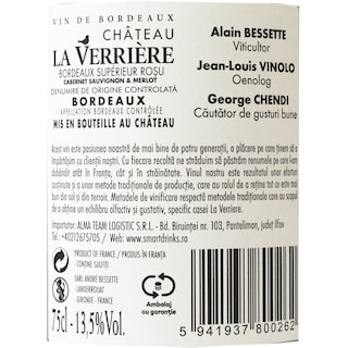 La Verriere | Vin de Bordeaux  0.75L