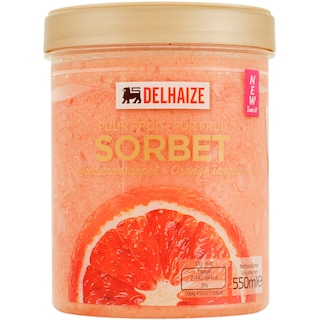 Delhaize | Sorbet cu portocale rosii 550ml