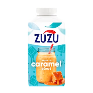 Zuzu | Lapte cu caramel sarat 1.4% grasime 450ml