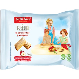 Secretul Bunicii | Buseuri cu gem de mere si scortisoara 300g