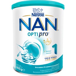 NAN Optipro | Lapte praf de inceput NAN OPTIPRO 1, 0-6 luni 800g