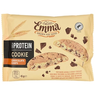 Emma | Fursec proteic cu bucati de ciocolata 45g