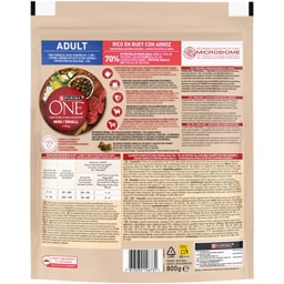 Purina One | Mini | Hrana pentru caini adult cu vita si orez 800g