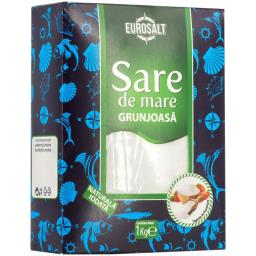 Sare de mare grunjoasa naturala iodata 1kg